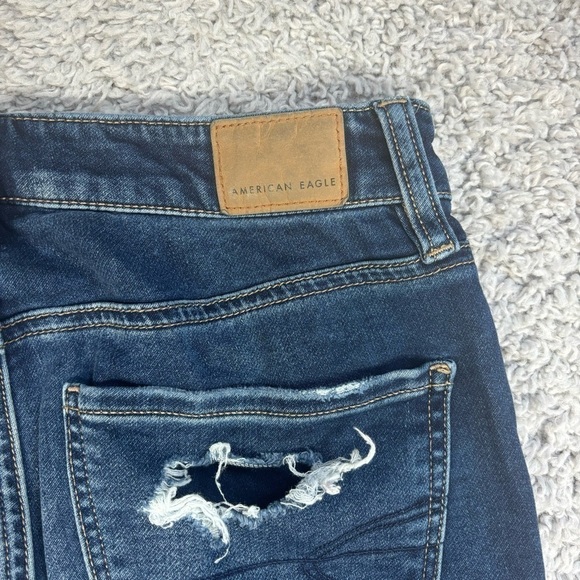 American Eagle Jeans Womens 2 Long Super Hi Rise Jegging Next Level Stretch - Picture 5 of 6